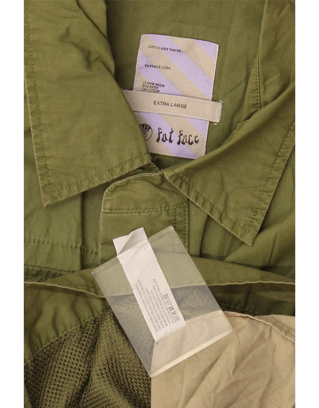 Giacca utility da uomo Fat Face UK 42 XL Cotone verde
