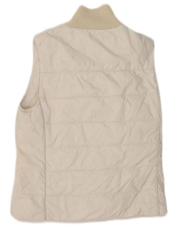 Gilet imbottito da donna CHAMPION UK 10 piccolo bianco