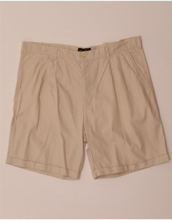 Pantaloncini chino da uomo ELLESSE IT 54 2XL W38 Cotone beige