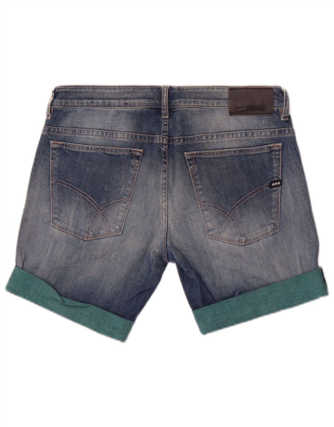 Pantaloncini di jeans Anders da donna Gas W32 grandi cotone blu