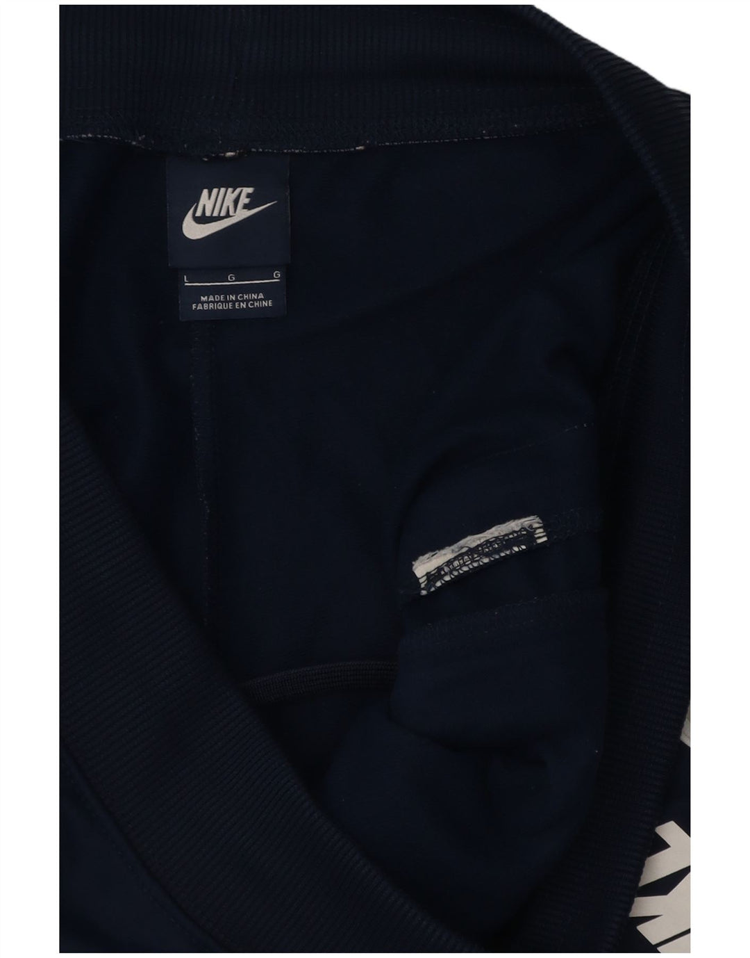 Pantaloni da tuta da uomo Nike, pantaloni da jogging, grandi, in poliestere color block blu navy