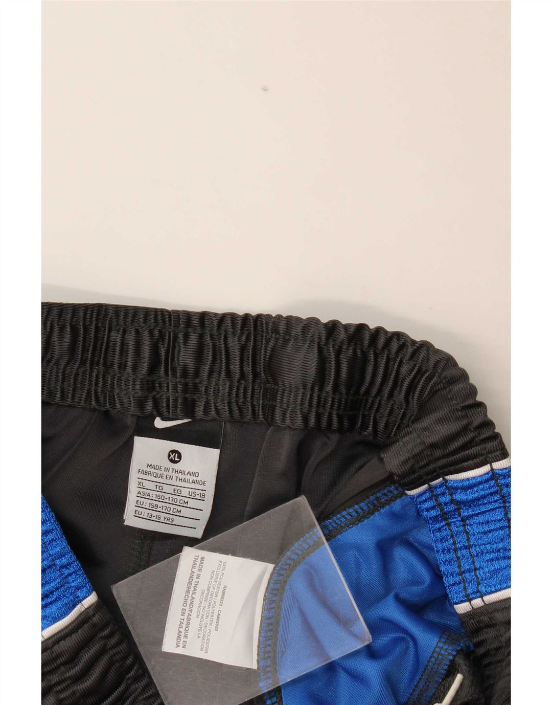 Pantaloni della tuta da ragazzo Nike 13-14 anni XL Poliestere color block nero