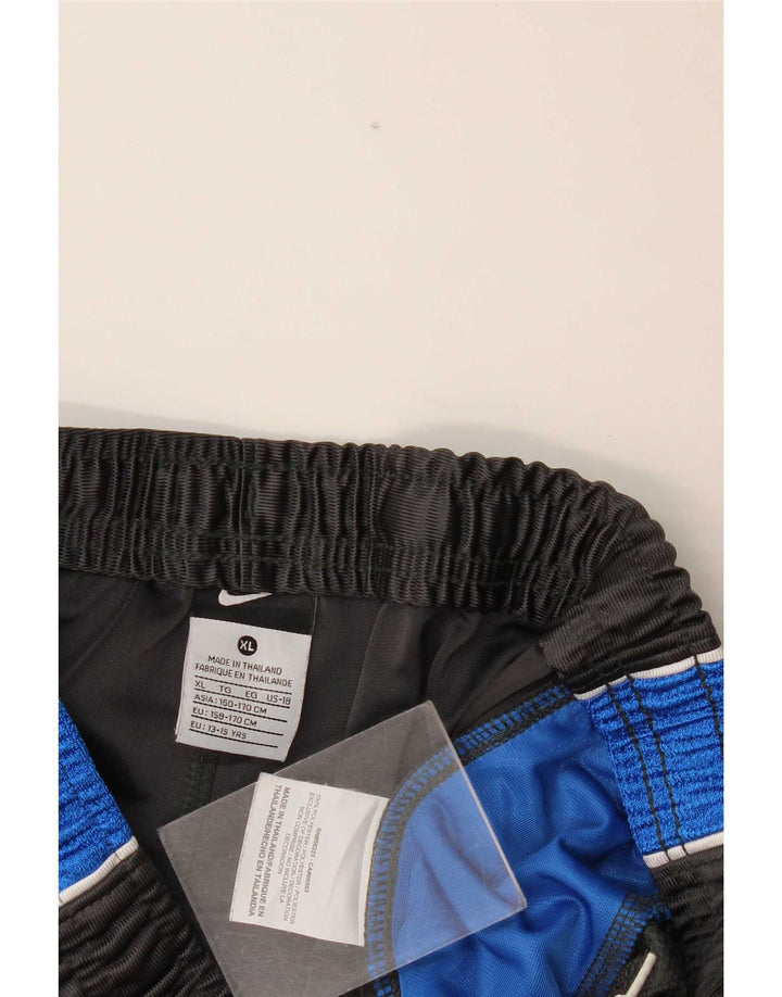 Pantaloni della tuta da ragazzo Nike 13-14 anni XL Poliestere color block nero