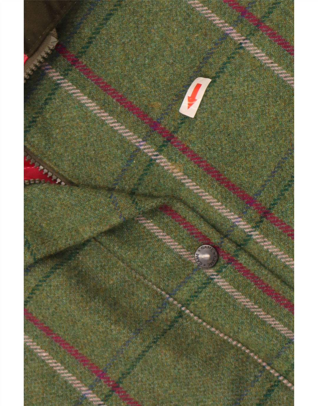Game Abbigliamento tecnico Gilet da donna UK 14 Large Green Check Wool