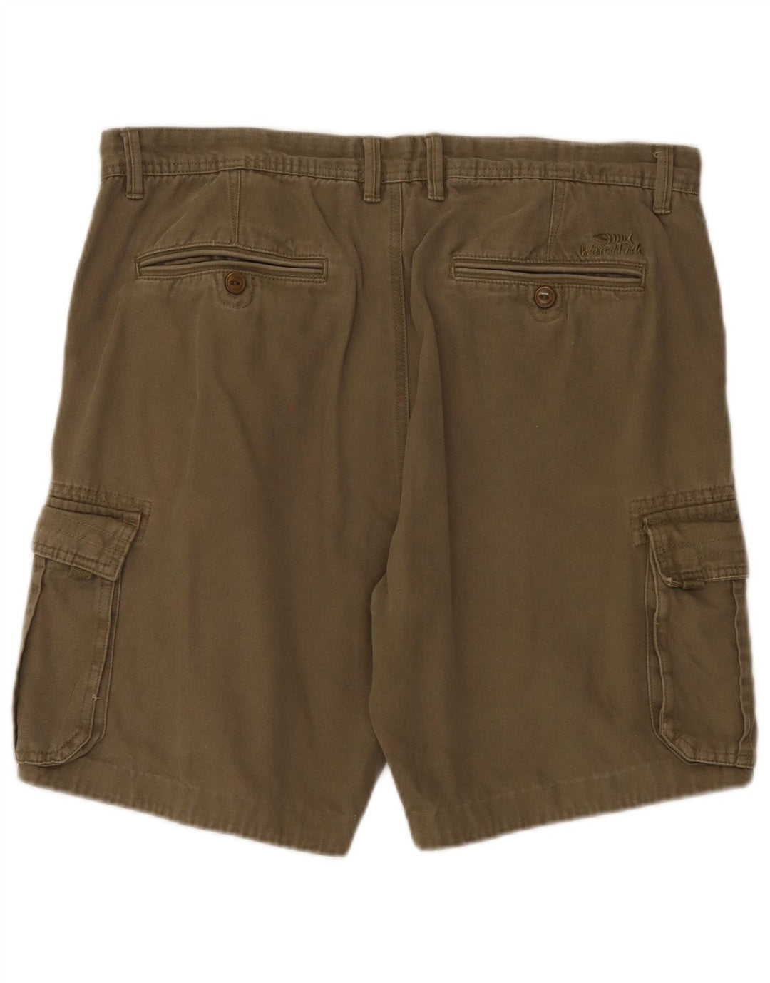 Pantaloncini cargo da uomo Weird Fish W38 XL cotone kaki