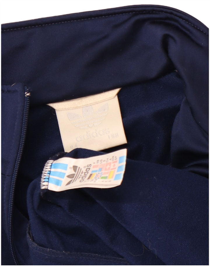 Giacca da tuta da uomo dalla vestibilità ampia Adidas UK 36/38 Small Blu Navy