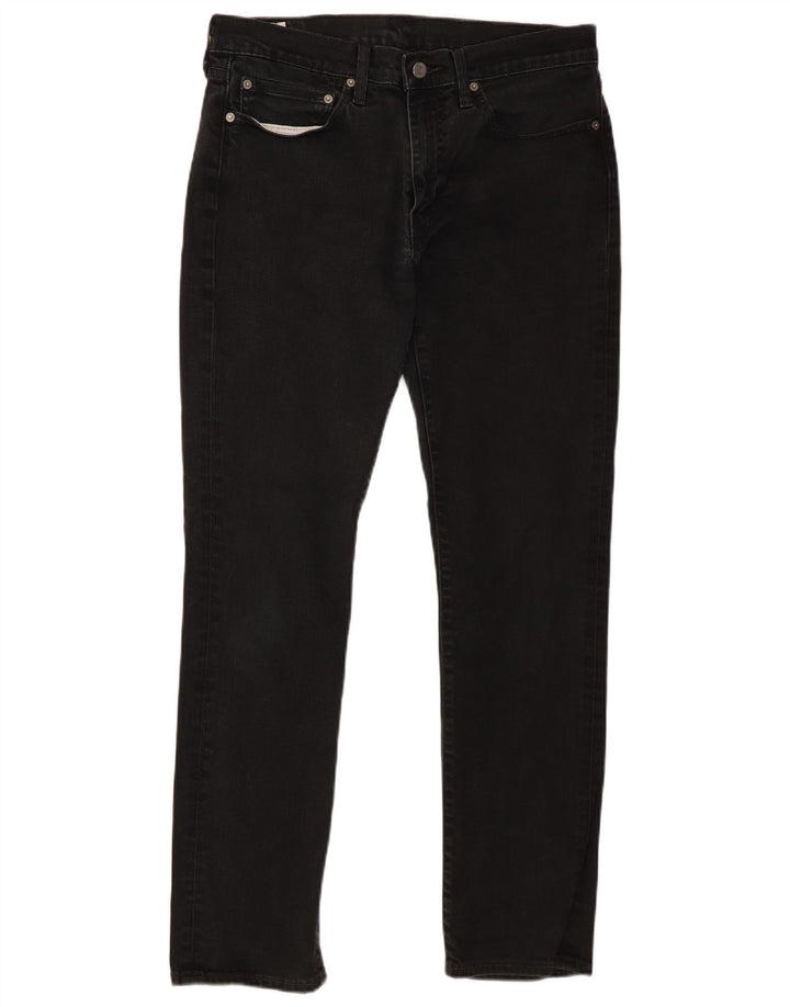 Jeans slim da uomo Levi's W34 L32 cotone nero