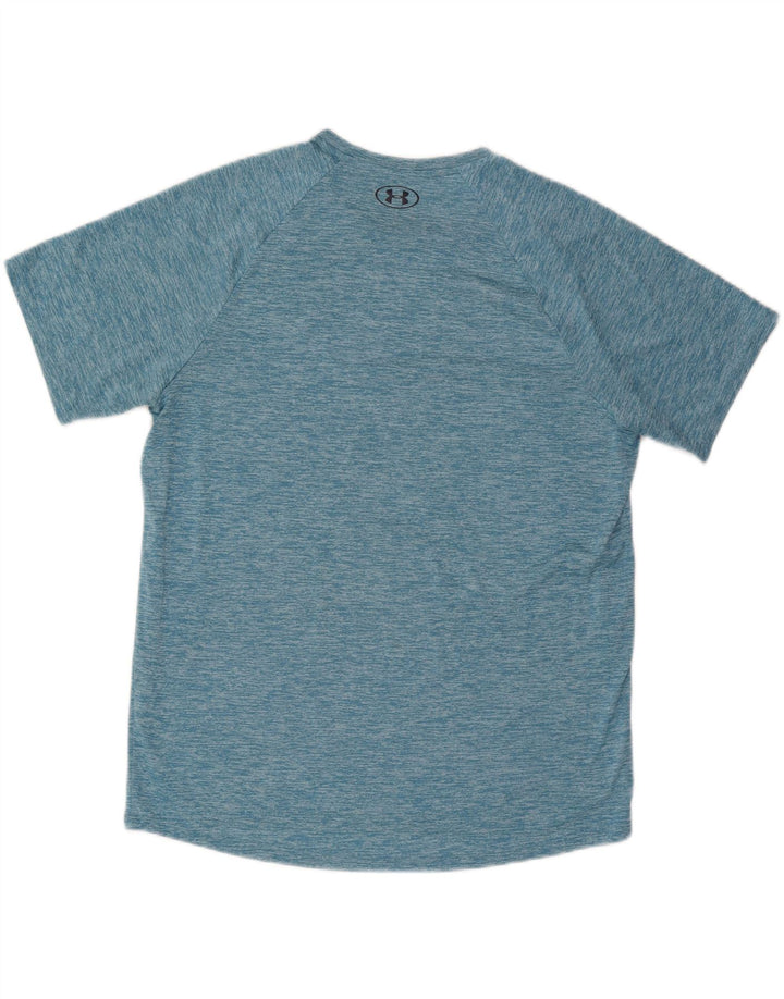 UNDER ARMOUR Mens T-Shirt Top XL Blue Flecked