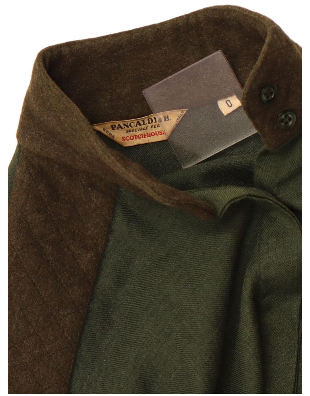 PANCALDI & B Camicia militare da donna Camicetta UK 14 Colore verde medio