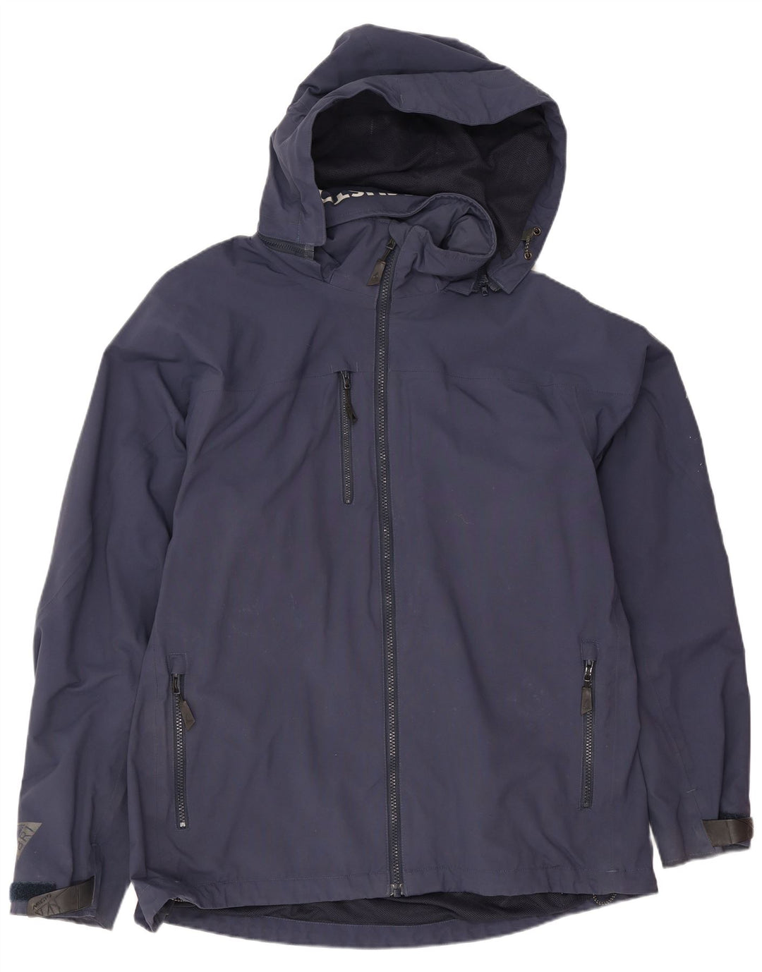 Giacca antipioggia da uomo con cappuccio Musto UK 40 grande poliestere blu navy