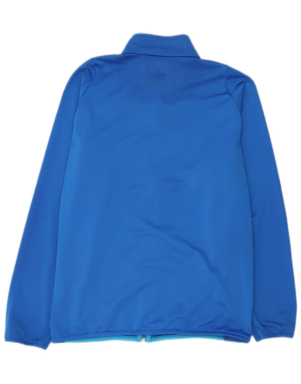 Giacca da tuta da uomo Puma Large in poliestere color block blu