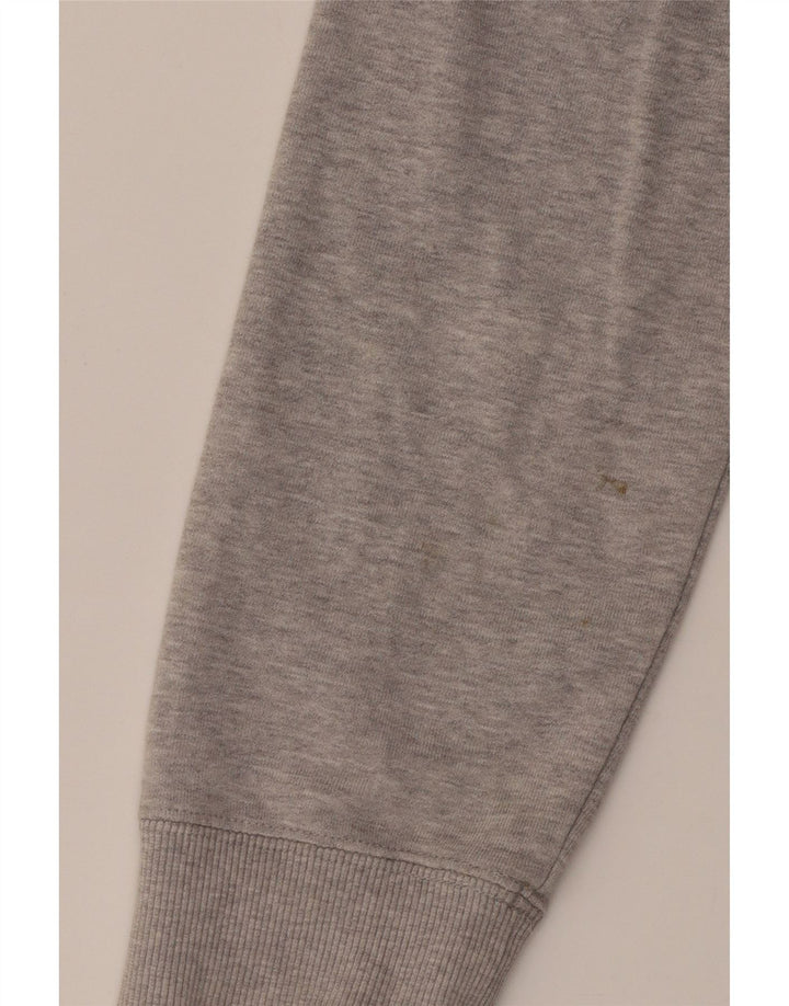 Felpa grafica da uomo ADIDAS, maglione, cotone grigio medio