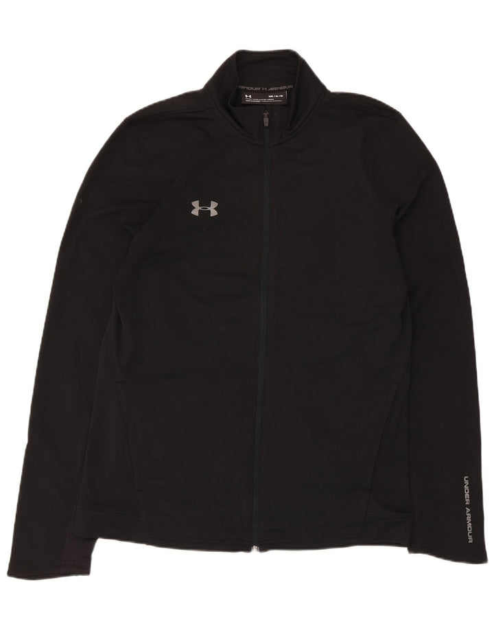 Giacca da tuta da uomo Under Armour in poliestere nero medio