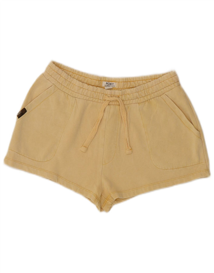 Pantaloncini sportivi da donna Roxy UK 14 cotone giallo medio