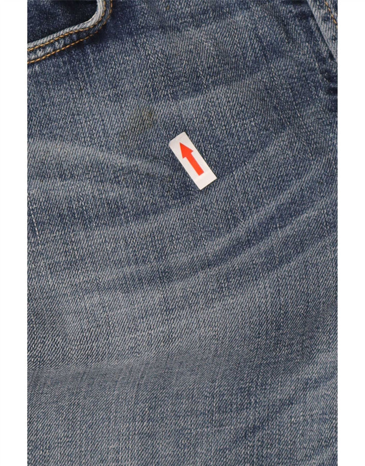 Jeans dritti da uomo Roy Rogers W34 L32 cotone blu