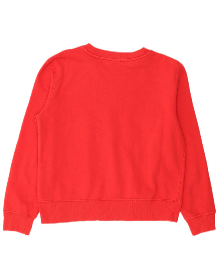 Felpa Zara Donna Maglione UK 16 Large Rosso