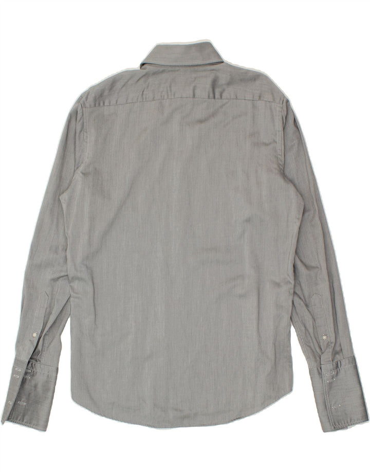 HUGO BOSS Mens Formal Shirt Size 16 1/2 42 Large Grey Cotton Vintage Hugo Boss and Second-Hand Hugo Boss from Messina Hembry 