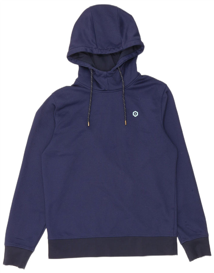 Maglione con cappuccio da uomo Jack & Jones in poliestere blu medio