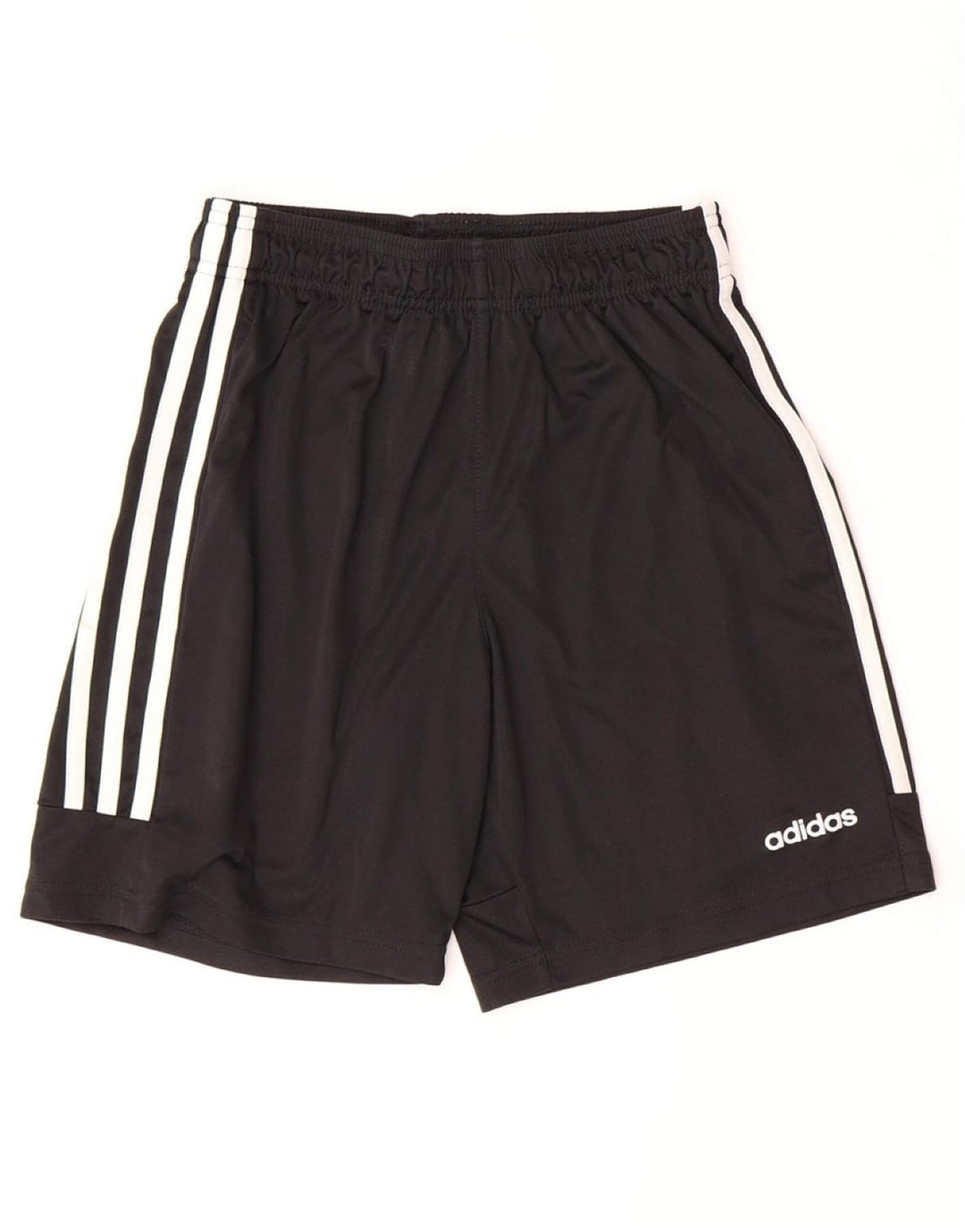 ADIDAS Boys Climalite Sport Shorts 13-14 Years Large Black Polyester Vintage Adidas and Second-Hand Adidas from Messina Hembry 