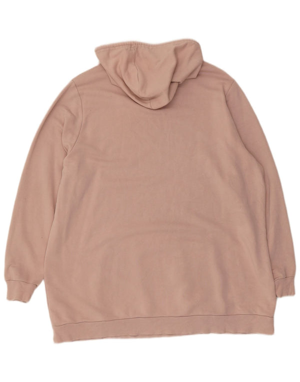 Maglione con cappuccio da donna Marks & Spencer UK 22 3XL cotone rosa
