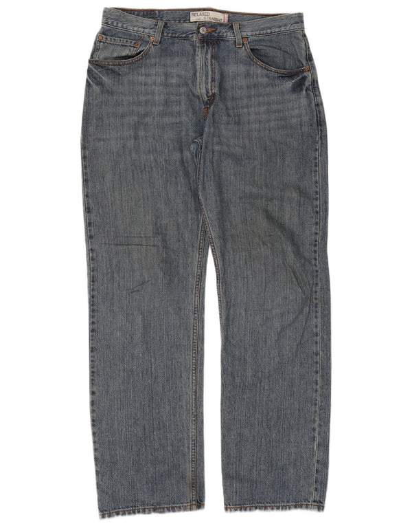 Levi's Uomo 559 Jeans dritti dalla vestibilità rilassata W34 L34 Cotone Blu
