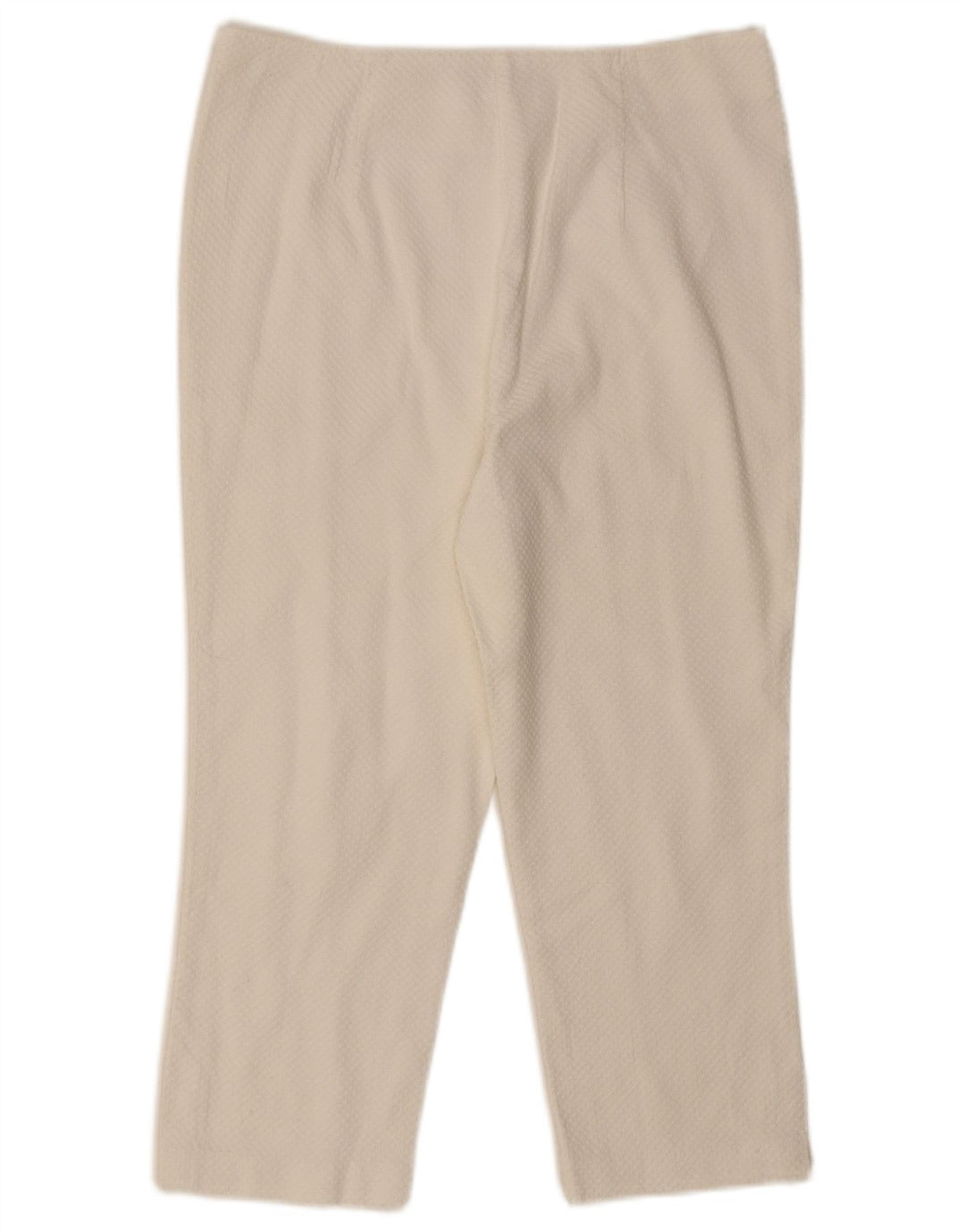 Pantaloni Capri da donna Luisa Spagnoli IT 44 Medium W30 L21 Cotone bianco