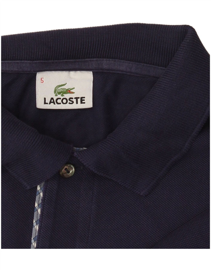 Polo da uomo Lacoste taglia 5 grande blu navy
