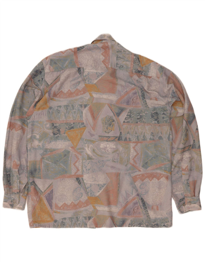 Conte Massimo Camicia da uomo con motivo astratto taglia 40 media multicolore