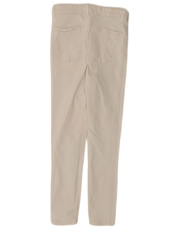Jeans Jeggings da donna Zara EU 38 Small W28 L28 Bianco