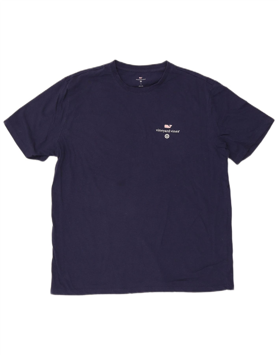 T-shirt grafica da uomo Vineyard Vines Top grande in cotone blu navy