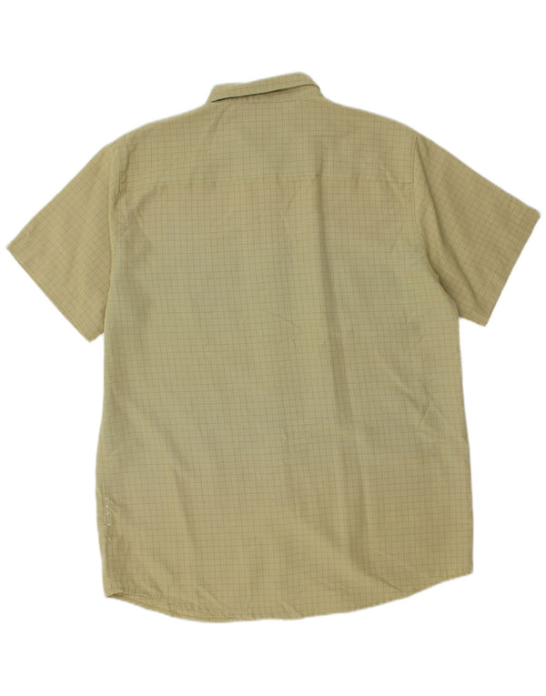 Camicia a maniche corte da uomo Oakley Large Khaki Check Rayon