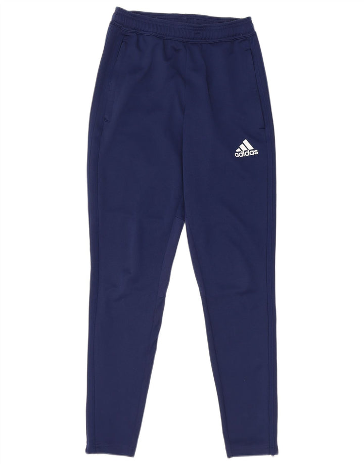 Pantaloni da tuta Adidas Climacool da uomo XS in poliestere blu navy