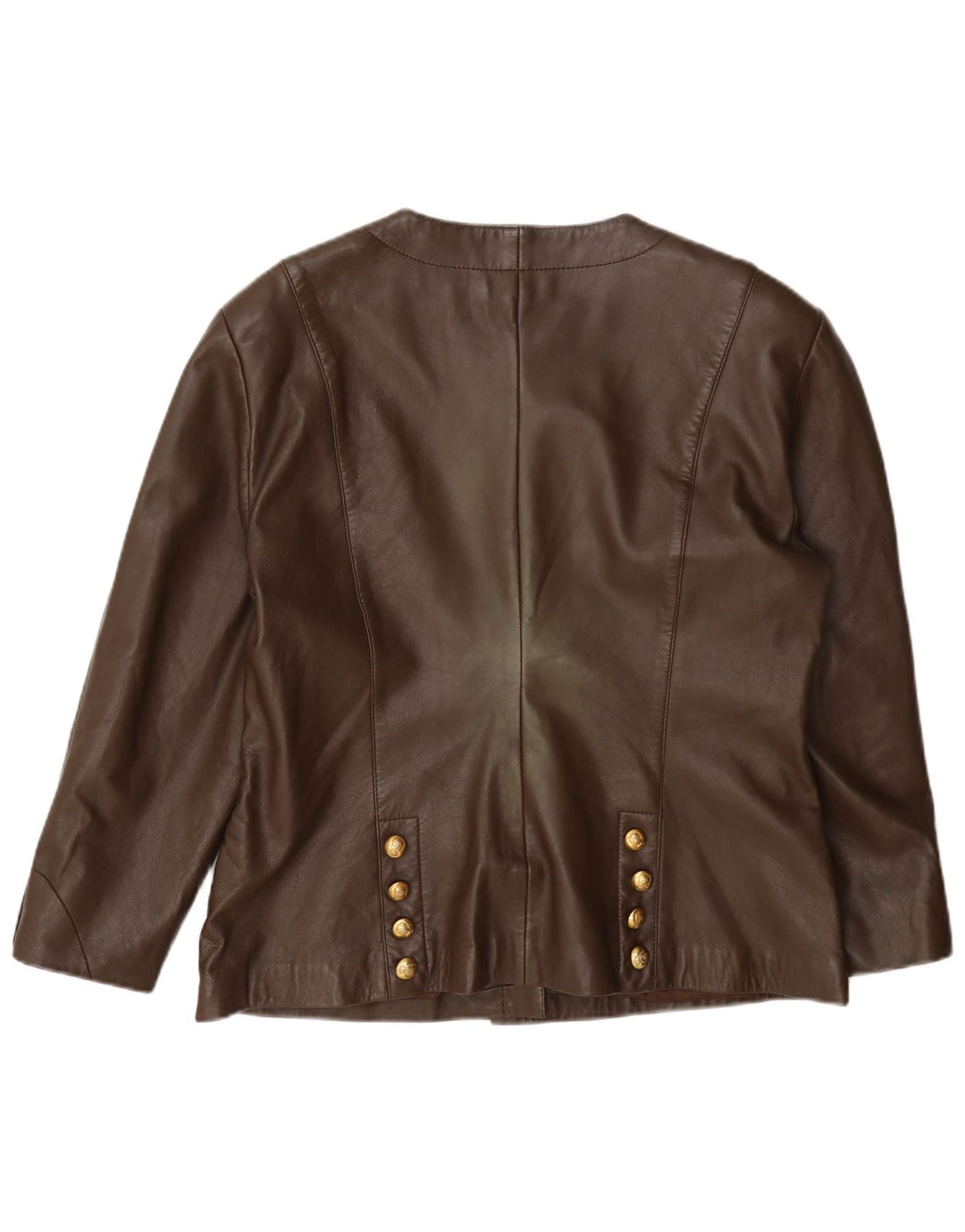 Giacca blazer in pelle da donna Alba Moda UK 14 Marrone medio