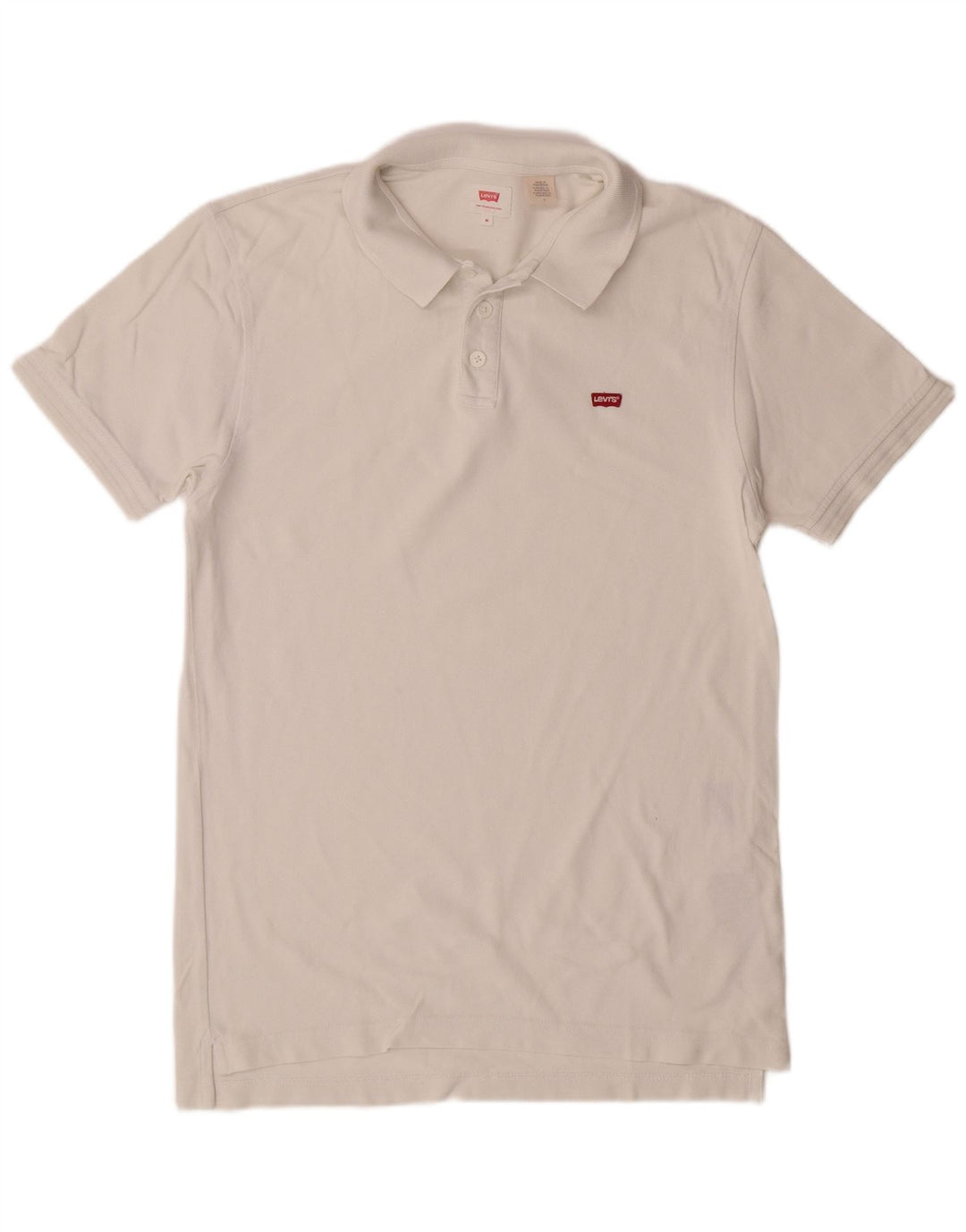 Polo LEVI'S da uomo in cotone bianco medio