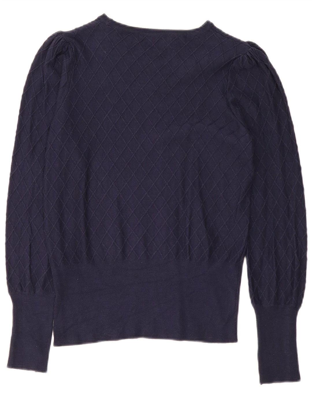 Maglione maglione con scollo a barca da donna Marks & Spencer UK 8 piccolo blu navy
