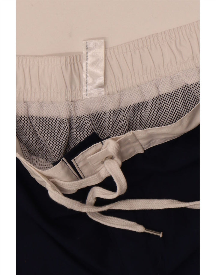 Pantaloncini da bagno grafici da uomo Fila grandi in poliestere blu navy