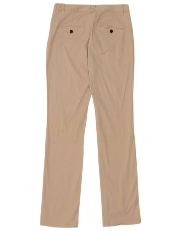 Pantaloni casual slim da donna Zara taglia 38 piccola W28 L32 cotone beige