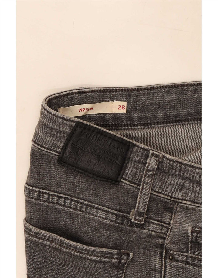 Jeans Levi's 712 Slim da donna W28 L26 Grigi
