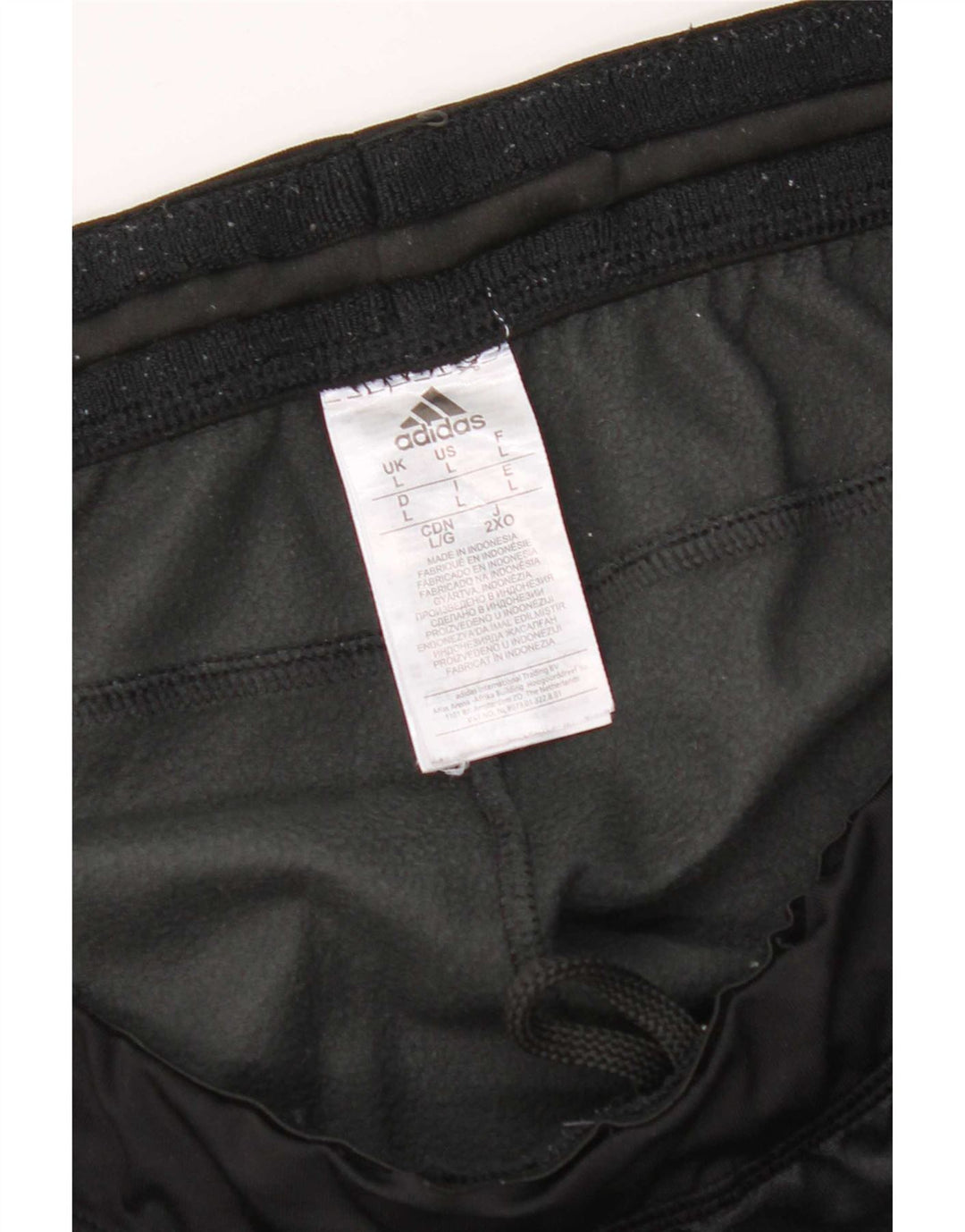 Pantaloni da tuta Adidas Climawarm da uomo grandi in poliestere nero