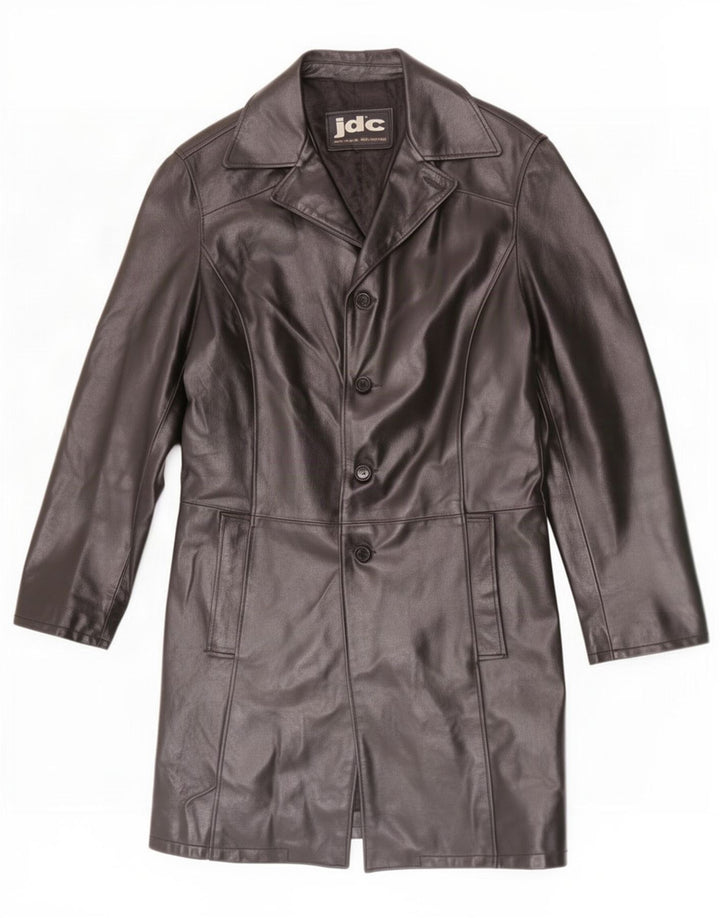 Cappotto in pelle da uomo JDC UK 38 medio nero