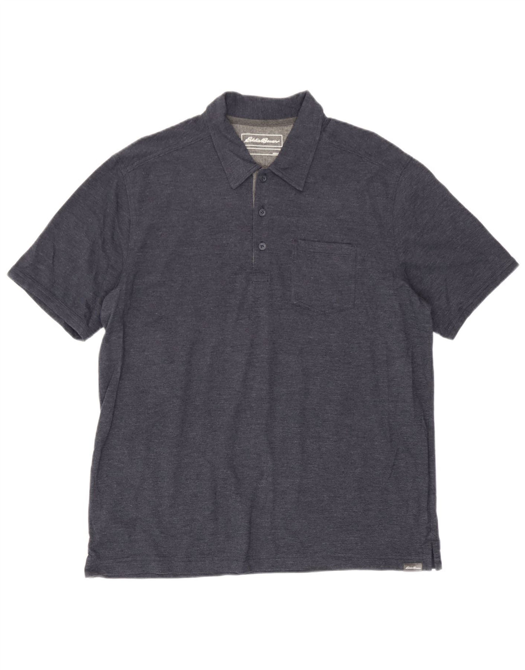 Polo da uomo Eddie Bauer grande in cotone blu navy