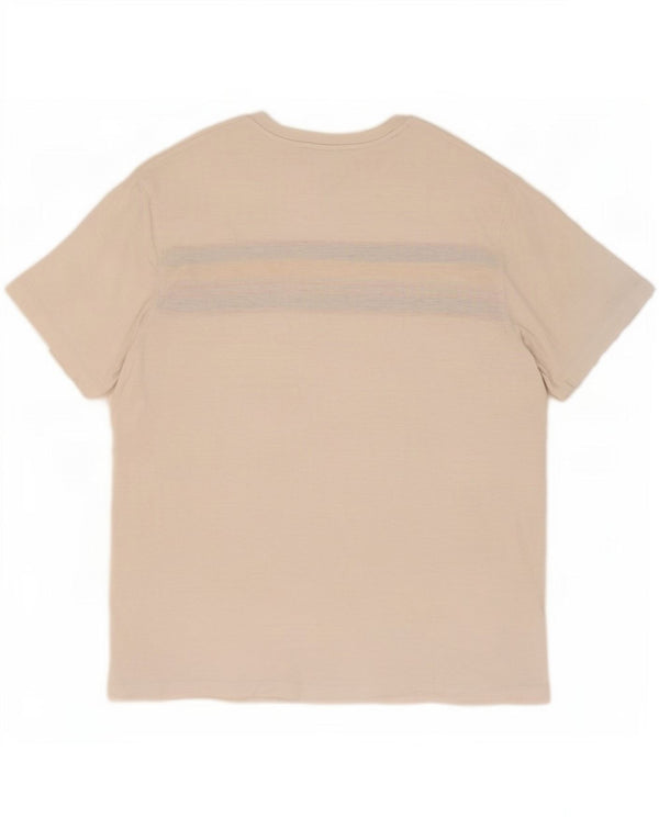 T-shirt da uomo Fat Face Top 2XL cotone color block bianco