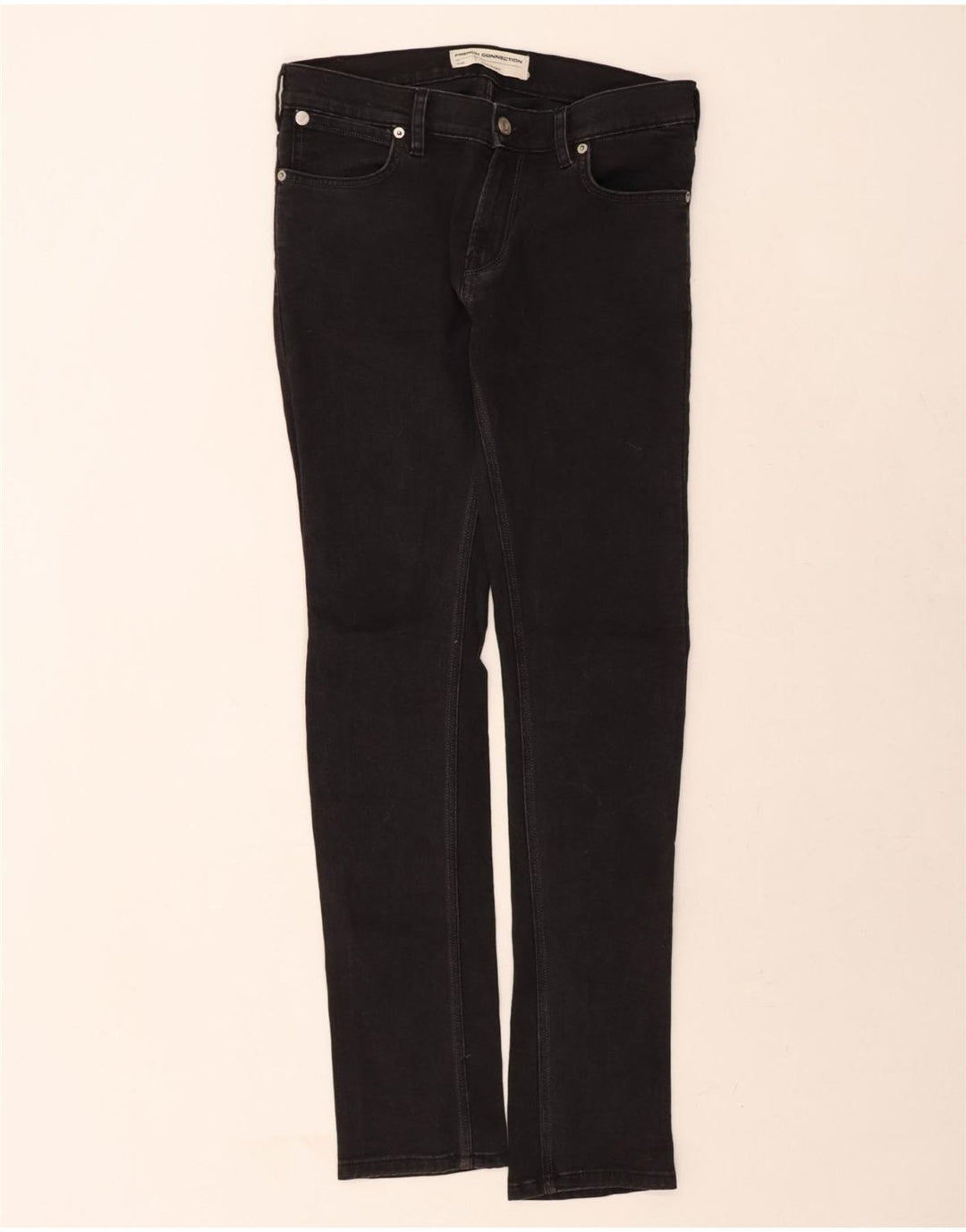 FRENCH CONNECTION Womens Skinny Jeans  W30 L33 Black Cotton Vintage French Connection and Second-Hand French Connection from Messina Hembry 