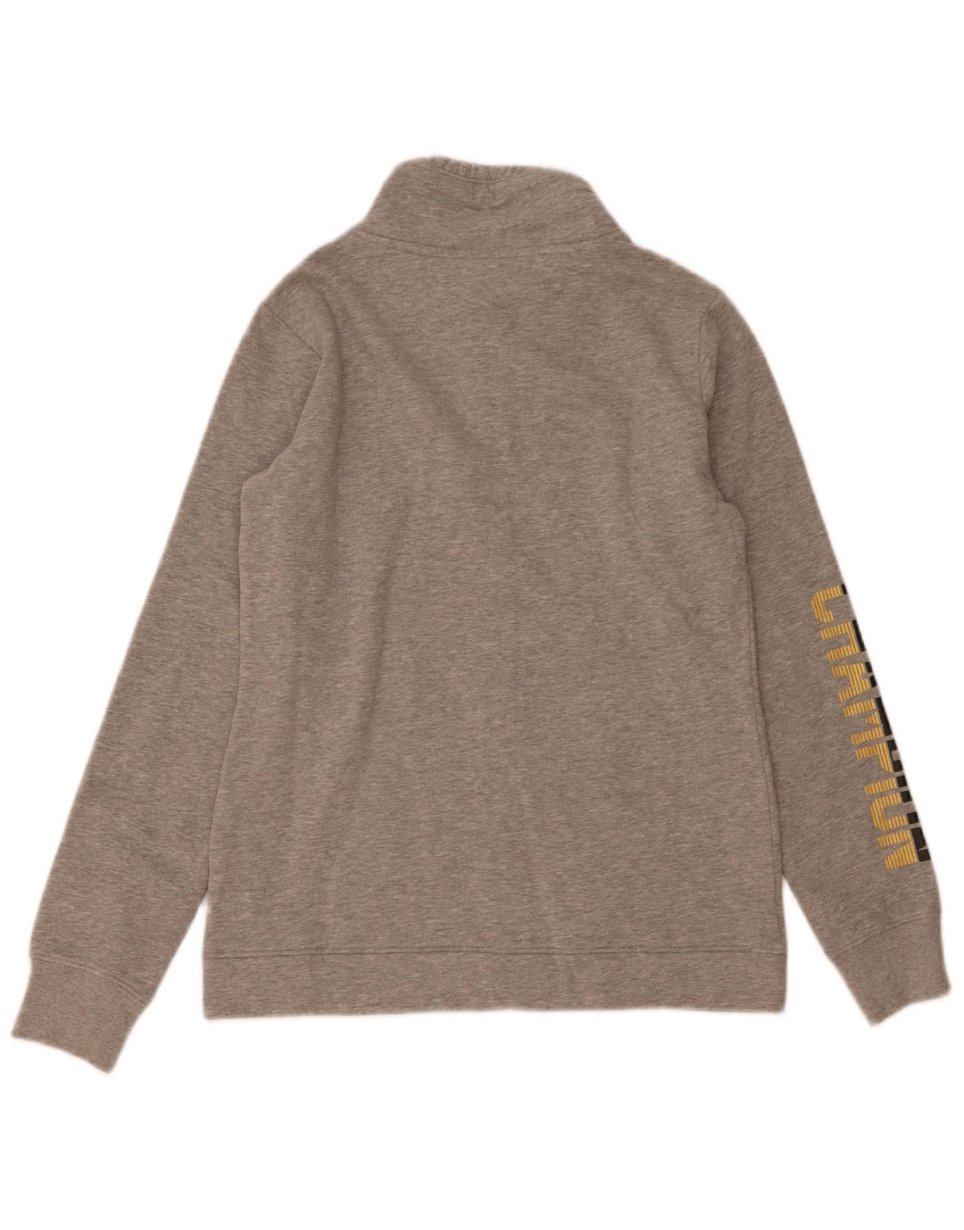 Giacca sportiva da uomo con grafica Champion, giacca grande in cotone chiazzato grigio