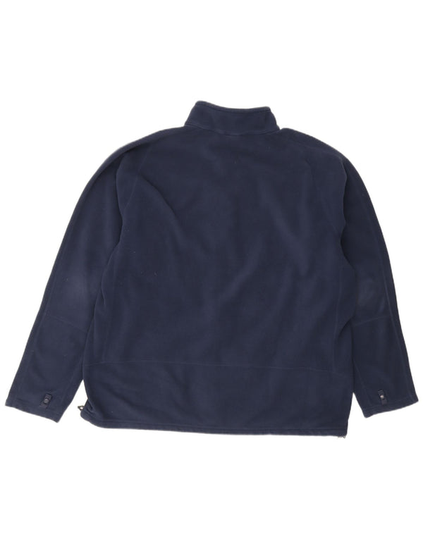 Giacca in pile da uomo The North Face 2XL poliestere blu navy