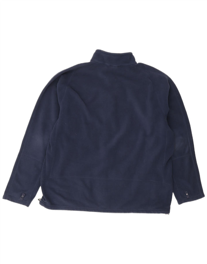 Giacca in pile da uomo The North Face 2XL poliestere blu navy