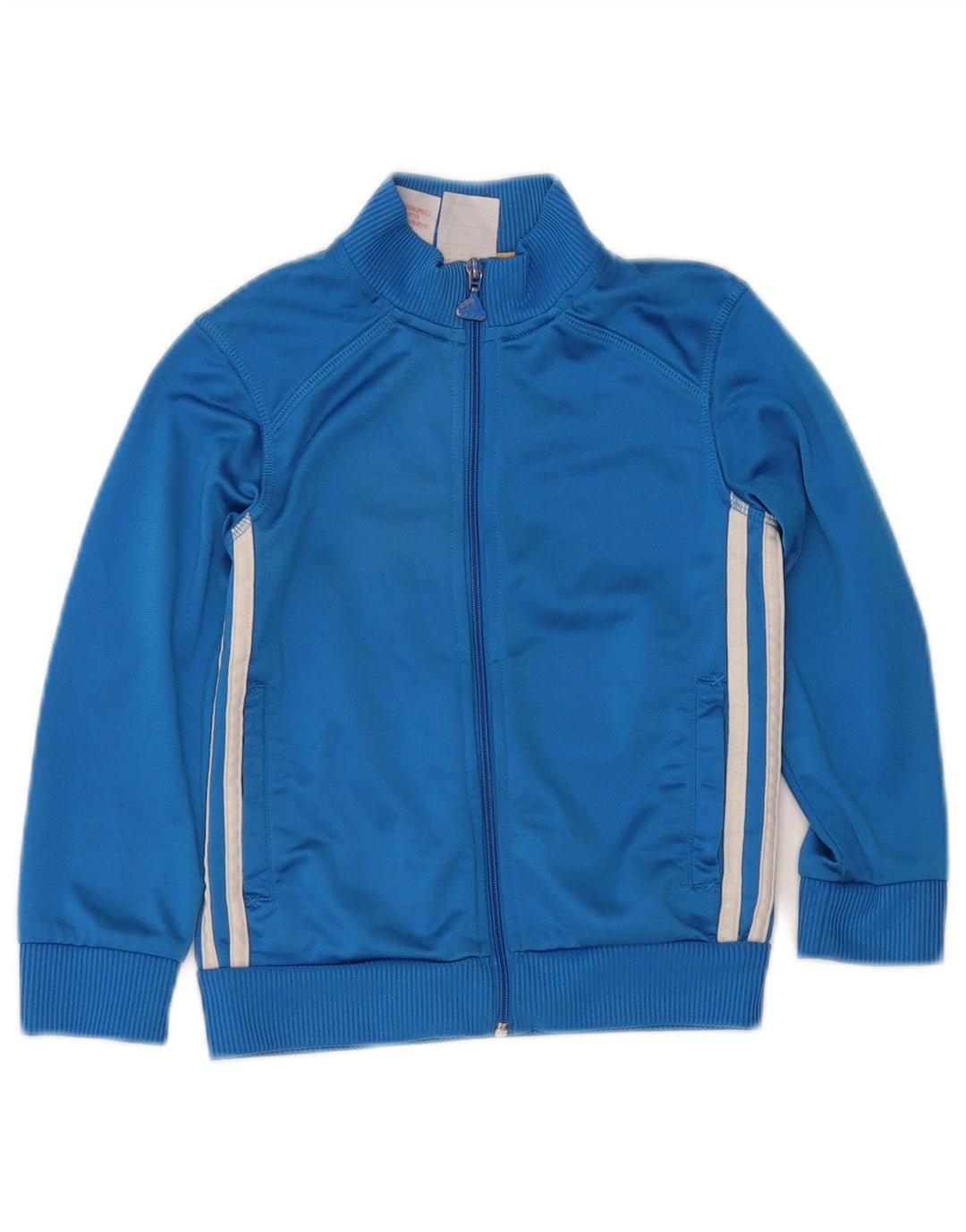 Giacca Top della tuta da ragazzo Adidas 5-6 anni in poliestere blu