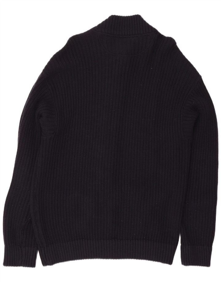 Maglione cardigan da uomo Sea & Sky grande lana blu navy