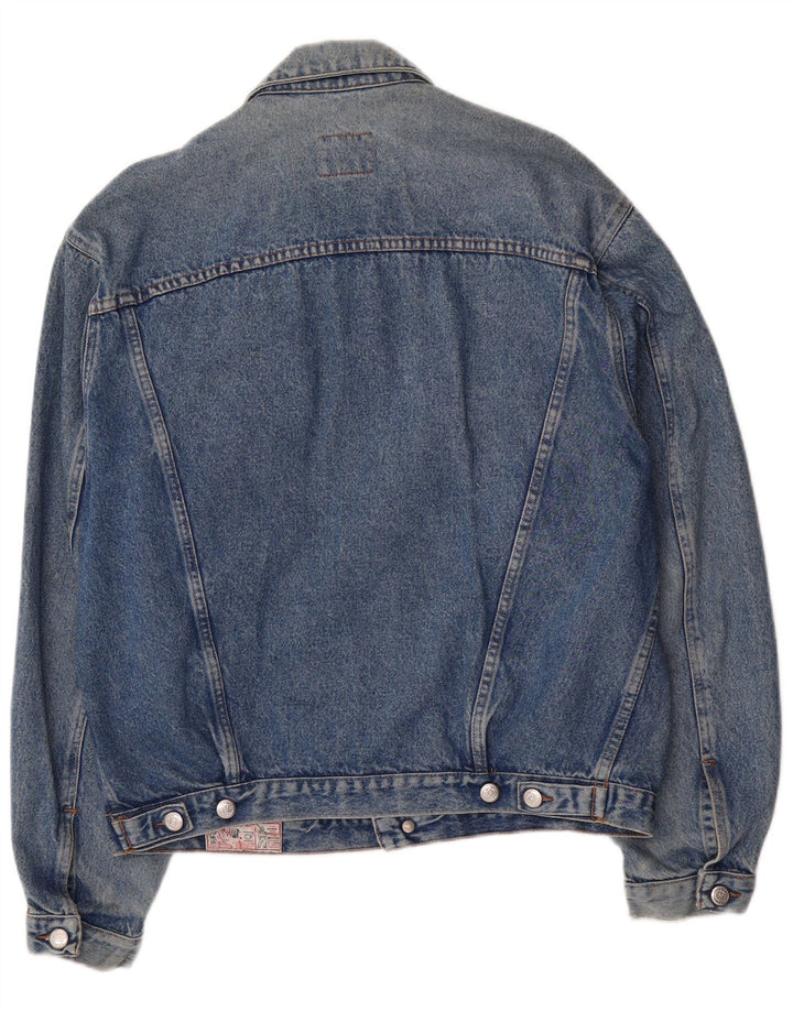 Giacca di jeans da uomo Rifle UK 40 grande cotone blu