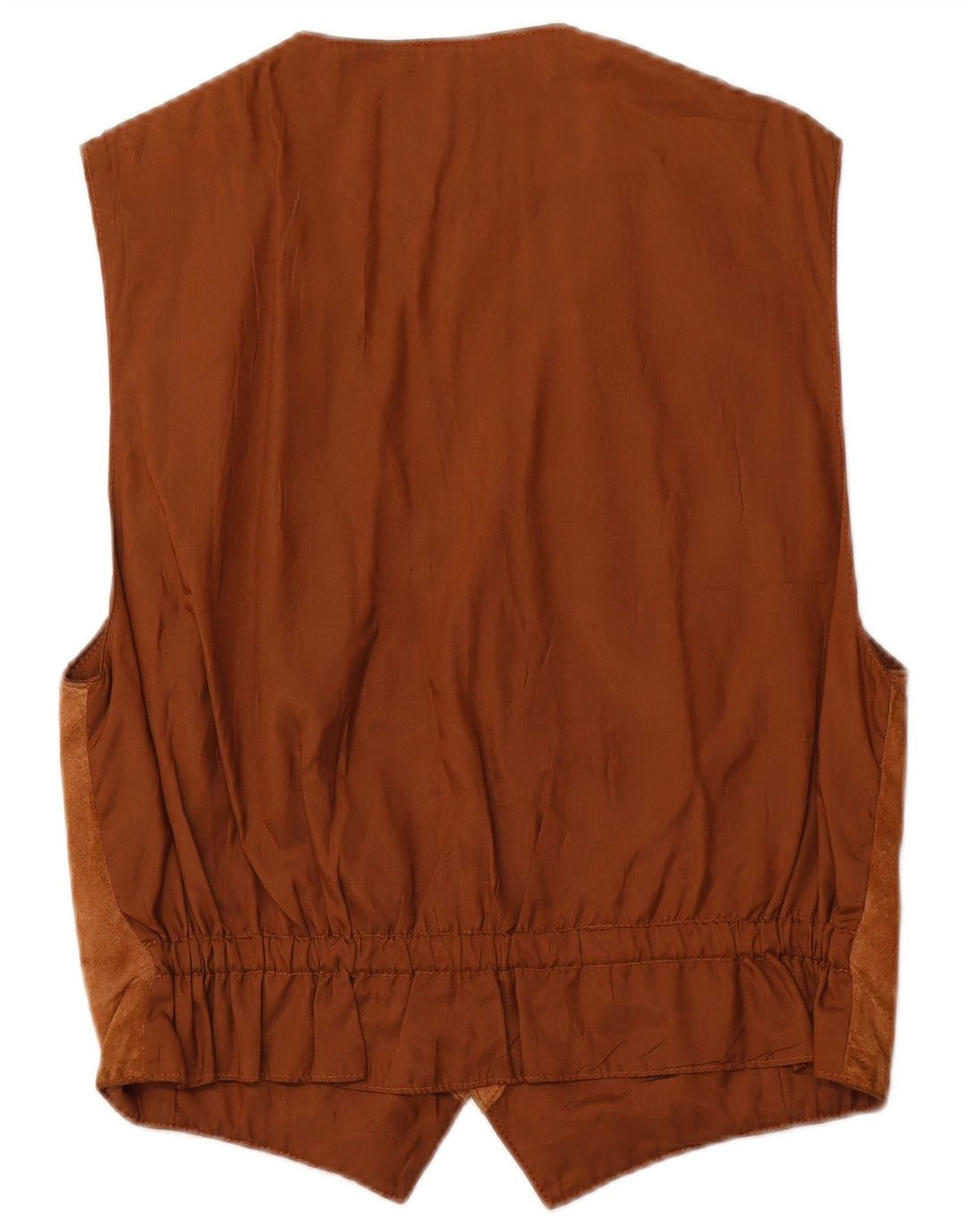Gilet in pelle scamosciata da uomo Jey Coleman IT 48 Marrone medio